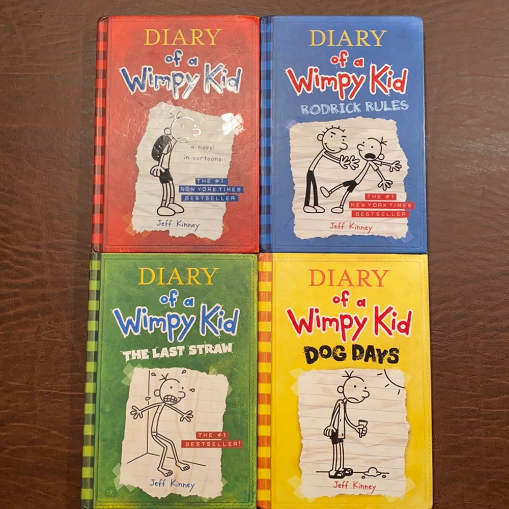Diary of a Wimpy Kid (4 hardcover books)